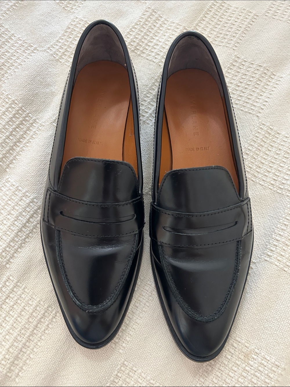 Everlane Women's The Modern Penny Loafer Black Sz 7.5 new without box